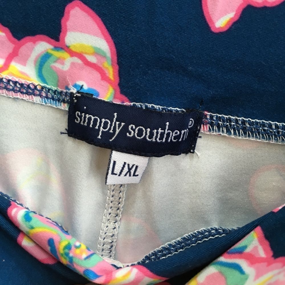 ‎SIMPLY SOUTHERN RUFFLE PANTS IN TURTLE PRINT - Picture 4 of 5